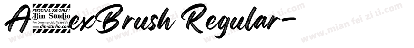 A1exBrush Regular字体转换